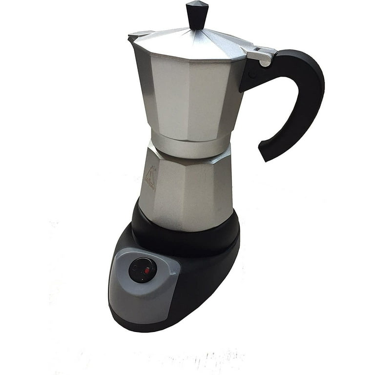 UniWare Espresso Coffee Maker Cafetera Percolator Cubana Italiana 3 6 12  Cups New in Box (6-Cup)