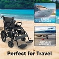 thumbnail image 6 of Lightweight Durable Electric Wheelchair for Adults, 265 lbs Capacity, Up to 13 Miles Range, All-Terrain Travel Power Wheel Chair for Seniors, Airline&Cruise Approved, US-Based Support, ComfyGo 6011, 6 of 6