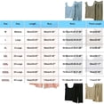 thumbnail image 4 of Bovxnpu Women's Pajamas Set 2 Piece Loungewear Set Ruffled V Neck Sleeveless Capris Cotton Fall Loungewear Set Sleepwear, 4 of 6