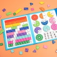 thumbnail image 4 of Juguete de Aprendizaje Matemáticas DQrwqpou Fracción Magnética Montessori, 4 of 9