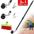thumbnail image 4 of Weed Extractor Three in One Weed Remover Brush Long Handle Garden Vertical Weed Remover Hand Tool for Yard Weed Clearance, 4 of 5