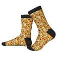 thumbnail image 2 of Pofeuu Pumpkins And Sunflowers A Print Crew Socks, Adult Running Hiking Socks for Youth and Adult, 2 of 7