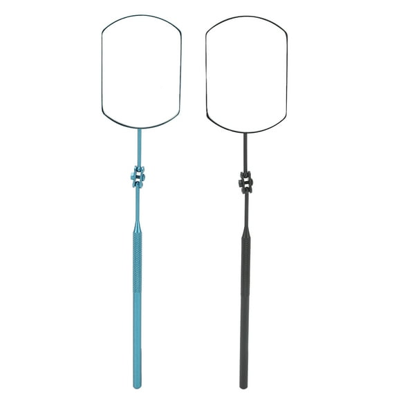 2Pcs Lash Mirror Versatile 360° Rotating Anti Fog Square Foldable Portable Eyelash Extension Mirror for Lash Tech Supplies