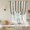 Brown,Black, variant on Boho Leaves Tie Up Curtains 45 Inches Long, Kitchen Window Curtains Over Sink, Retro Beige Abstract Modern Stripes Small Window Curtains Shade Balloon Curtains Valances for Bedroom/Cafe 34"x45"