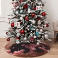 thumbnail image 4 of Cauagu 48" Christmas Tree Skirt Cute Cloud Panda Pattern Christmas Tree Decorations Tree Mat for Xmas Decorations Occasion Holiday Home Decor -48", 4 of 7