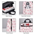 thumbnail image 3 of Xecao Cartoon Pig print Backpack For women men Aesthetic Lightweight Travel Daypack Simple Cute Backpack For Bookbag, 3 of 5