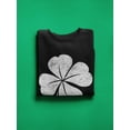 thumbnail image 3 of Four Leaf Clover Sweatshirt Men -Smartprints Designs, Male 5X-Large, 3 of 4