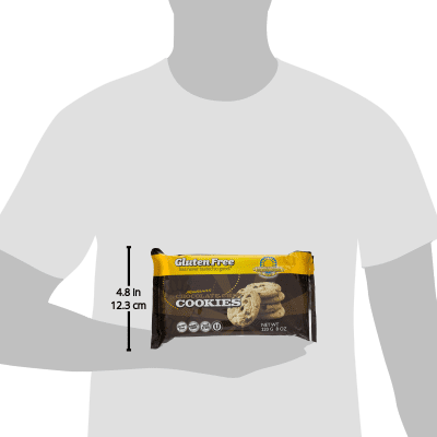 (3 pack) Kinnikinnick Foods Gluten Free Montanas Chocolate Chip Cookies, 8.0 OZ