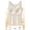 Beige, variant on Black Women Built-in Bra Tank Tops Nylon,Spandex Sleeveless Casual Shirts Racerback Workout Yoga Camisole Tops Comfy Undershirt Women's Tank Tops XL