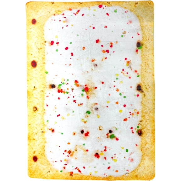 Strawberry Toaster Pastry Blanket | Realistic Food Blanket | Breakfast Blanket | Funny Blanket Toaster Pastry Strawberry Foodie