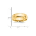 thumbnail image 2 of 14k Yellow Gold Solid Polished 7mm Comfort-Fit Band Ring Size 8.5 Ring for Women and Men - 9.9 Grams, 2 of 2