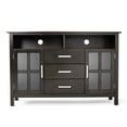 thumbnail image 3 of Simpli Home Kitchener TV Media Stand in Hickory Brown, 3 of 13