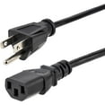 thumbnail image 1 of 10ft (3m) Computer Power Cord, NEMA 5-15P to C13, 10A 125V, 18AWG, Black Replacement AC Power Cord, Printer Power Cord, PC Power Supply Cable, Monitor Power Cable, 1 of 7
