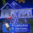 thumbnail image 2 of Guirnalda de luces navideñas Nielfoi, 20 m, 200 LED, azul, resistente al agua, 2 of 9