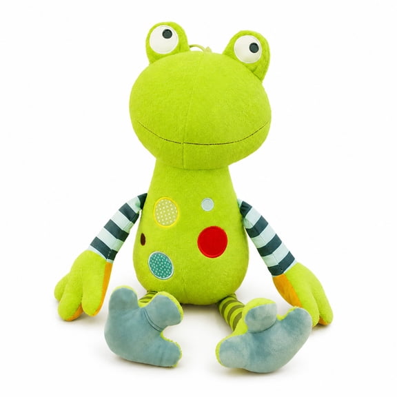 Green Frog Plush Toy Soft Stuffed Animal Doll Cute Long Legs Room Decor Gift