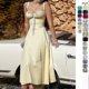 thumbnail image 3 of Print Bustier Sundress Women's Floral Print Sleeveless Ruched Bust Split Thigh Boho Midi Dress!ZZ28, 3 of 5