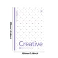 thumbnail image 3 of 10.04in Minimal Polka Dot Stitch Bound B5 Journal, 40 Sheet Anti-Bleed Lined Writing Notepad, Soft Matte Pastel Cover Portable Memo Book For Office Meeting Recording Daily Schedule & Draft Work, 3 of 8