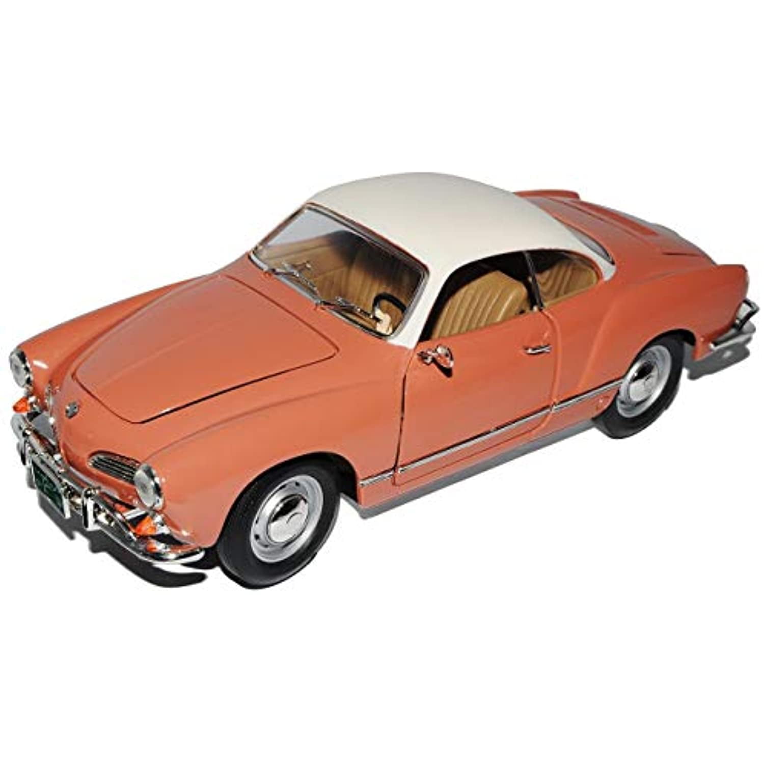 1966 Volkswagen Karmann Ghia Blue Metallic with White Top 1