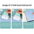 thumbnail image 6 of Gift Idea for DIY Lovers 9027 Loose Hole Punch Daily Planner for A8/A7/A6/A5 Size Notebooks, 6 of 7