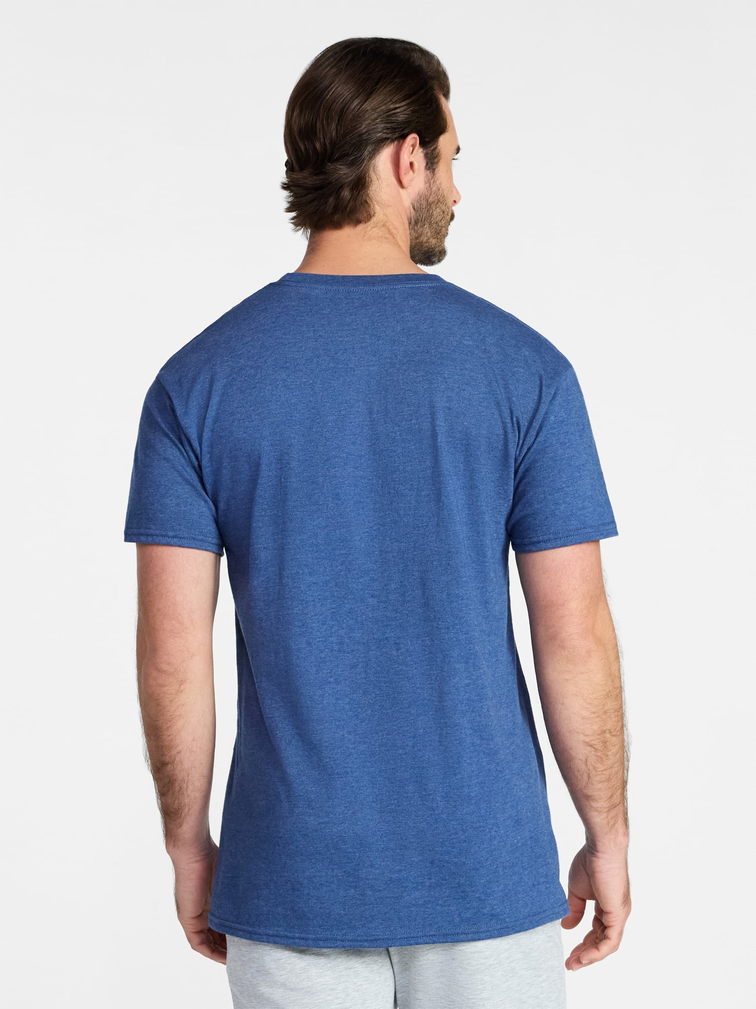 Athletic Works Men's and Big Men's Cotton Pocket Tee, Sizes XS-5XL and Tall Sizes