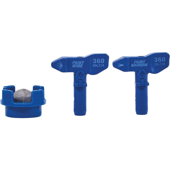 Graco TrueCoat 360 Paint Spray Tip Kit 18F520 - Reversible - 2 Tips, Blue