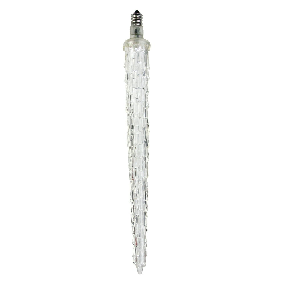 Northlight 9" Commercial Steady Burning LED Icicle Christmas Light Bulb