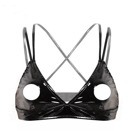 RUTAYY Women Neck Bra Leather Bra Adjustable Underwear Lingerie Home Underwear Lingerie Home Intimates Trendy