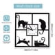 thumbnail image 3 of Yosoo123 Reloj de Pared Gato Negro Reloj de Pared de Estilo Simple Gatito Animal Creativo Lindo para Oficina en Casa CAF?Restaurante Decoración deRestaurante Silencioso Ecomeon  no, 3 of 6