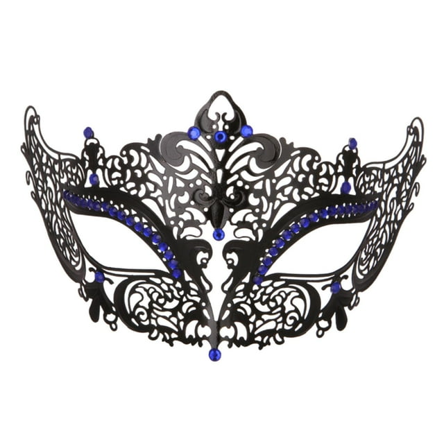 Accessoires de Costume de Mascarade pour Jeu de Rôle en Soirée Déguisement Bleu