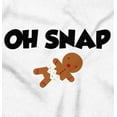 thumbnail image 2 of Christmas Oh Snap Gingerbread Man Romper Boys or Girls Infant Baby Brisco Brands 12M, 2 of 6