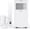White control panel, variant on Portable Air Conditioner 8000 BTU, 3-in-1 Cooling, Fan & Dehumidifier with Remote, 24H Timer, Compact Quiet AC Unit with Window Kit for Rooms up to 350 Sq Ft