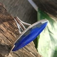 thumbnail image 5 of Lapis Lazuli Ring: Sterling Silver Statement Ring, Handmade Jewelry, 5 of 8