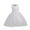 White, variant on Bmisegm Dresses for Girls Carnival Sleeveless Round Neck Textured Bodice 3D Flower Waist Embellished Hem A Line Party Dress Girls Dresses 6-7 Years