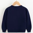 thumbnail image 4 of Tdoqot Toddler Boys Girls Christmas Ugly Sweater- Knit Long Sleeve Knit Pullover Kids Winter Clothes Navy Size 1-5T, 4 of 7