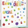 thumbnail image 2 of Adhesivos de pared con la frase inspiradora «Cada niño es un artista», 2 of 3