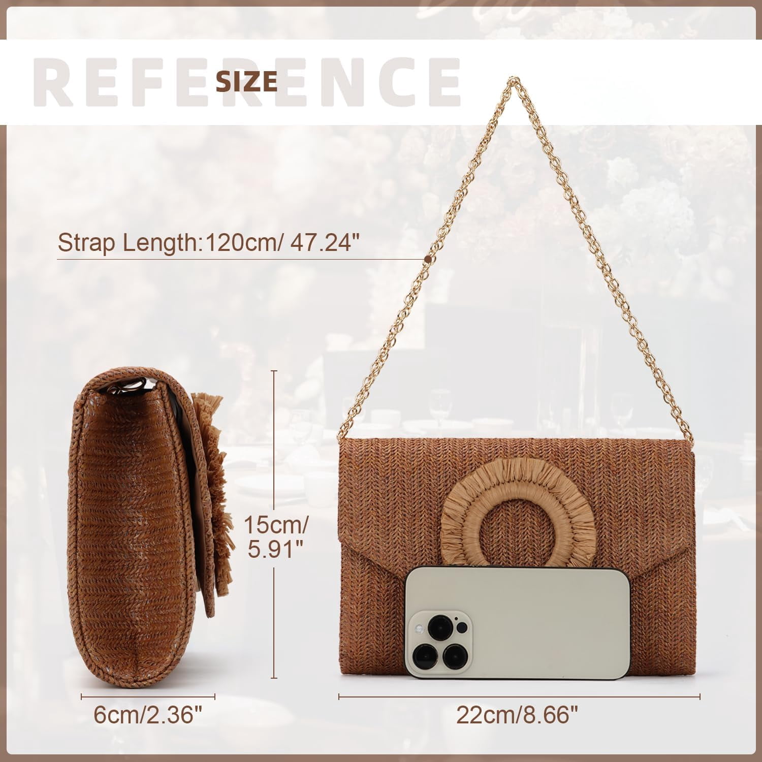 Straw Clutch Purse Rattan Summer Woven Beach Handbags for Women Wedding Vacation Travel Party 2025