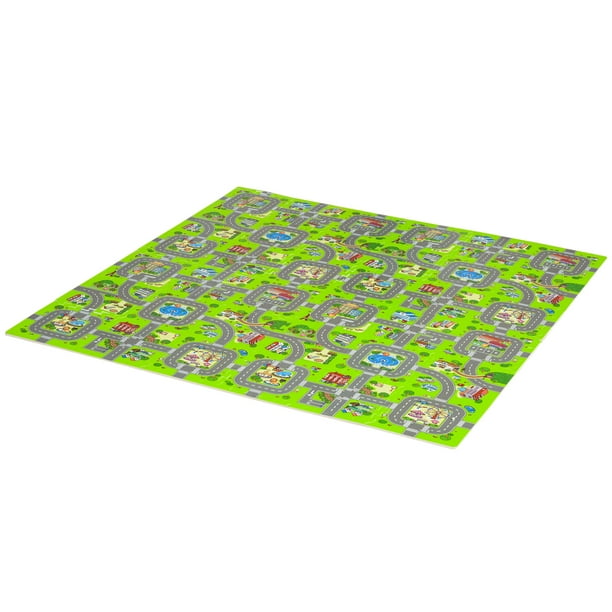 Qaba Kids Foam Puzzle Floor Tiles Baby Toddler Play Mat 36Pcs w