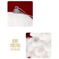 thumbnail image 4 of 5 bolas de adornos navideños blancos, bolas de espuma de pétalos de nieve blancos, 8 cm / 10 cm con purpurina irrompible, 4 of 4
