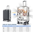 thumbnail image 2 of Travel Luggage Cover Protector - Christmas Corgi Snowflakes Anti-Scratch Suitcase Covers Fits 18-32 Inch Luggage, 2 of 5