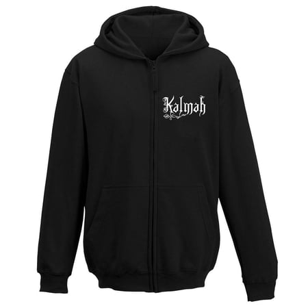 Kalmah Logo Heroes To U.S. 2019 NA Tour Image Zip Hoodie Sweatshirt