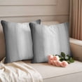 thumbnail image 3 of Outdoor Waterproof Pillow Covers Modern Gray White Gradient Decorative Throw Pillow Protectors,Pillowcase Cushion Cases for Patio Sofa Garden Couch,16x16in,Pack of 2, 3 of 14