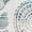 Multi-color, variant on Unique Loom Outdoor Coastal Collection Area Rug - Bodrum (7' Round Ivory/Navy Blue)