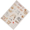thumbnail image 5 of Etiquetas Engomadas Sunnimix XOXO Temporales De Cuerpo Impermeable Fiesta Novia, 5 of 5