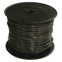 12 Gauge THHN Stranded Copper Wire (500, Black)