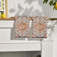 thumbnail image 3 of Orange Flowers Bohemia Boho Kitchen Towels Dish Towels, 18x26 Inch Daily Seasonal Decoration Hand Towels Set of 2, 3 of 6