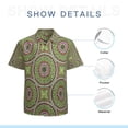 thumbnail image 7 of High Quality Hawaiian Shirts for Men Short Sleeve Aloha Beach Shirt Floral Summer Casual Button Down Shirts Blouses, 7 of 7