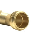 thumbnail image 4 of Brass Hose Elbow Extender 2Pcs Solid Connector 45 Adapter, 4 of 5