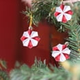 thumbnail image 4 of LanSuare 6Pcs Christmas Irregular Ball Hanging Ornaments, Red White Shatterproof Abnormal Pendant, Suitable for Porch, Wall, Indoor Home Decor, Front Entry, Christmas Tree Decor, 4 of 6