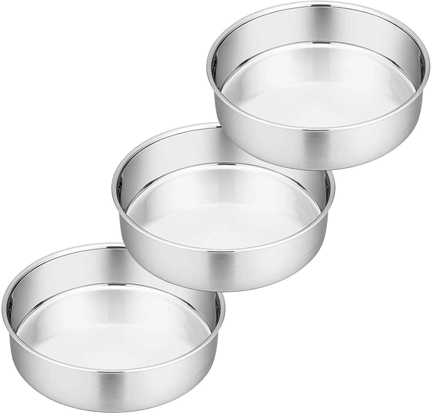 Lot of 3 A+Seller. Details about   Cooking Concepts Round Cake Pans 8" inches 