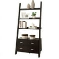 thumbnail image 3 of Coaster Colella 4-Shelf Ladder Contemporary Wood Bookcase in Cappuccino, 3 of 3